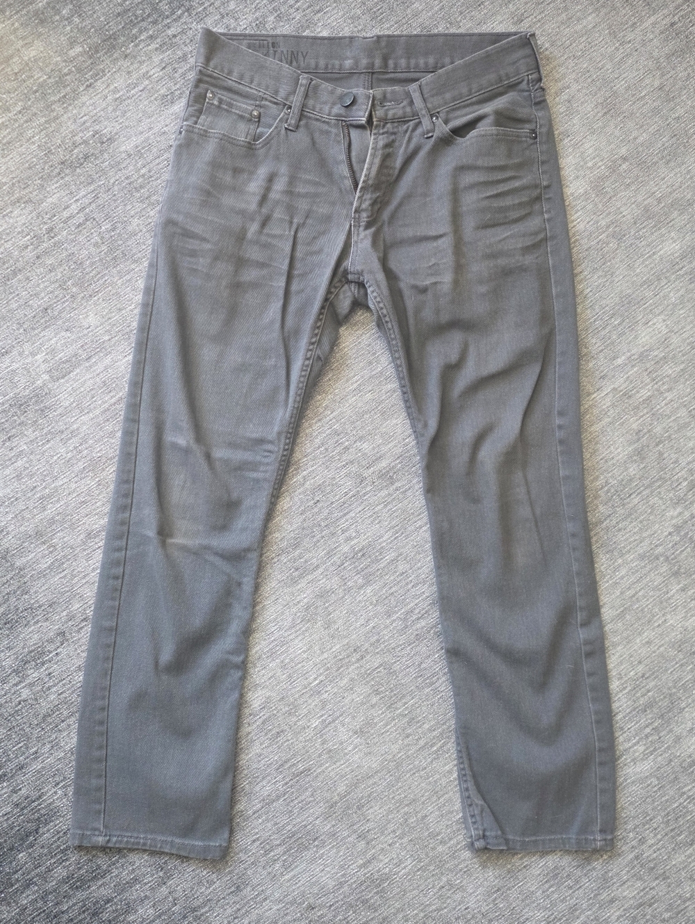 Bull Head Gray Men's Skinny Jeans